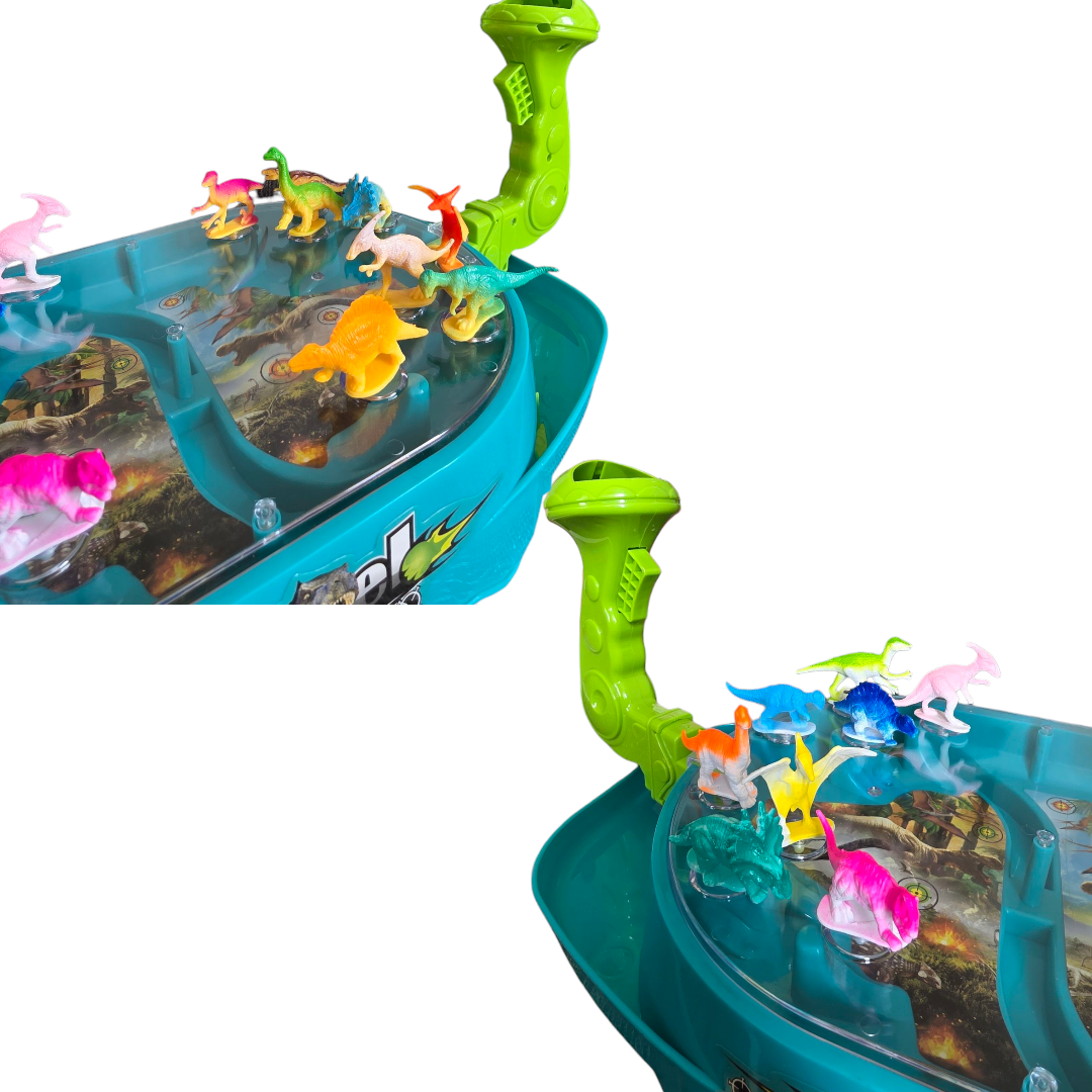 Gra Zręcznościowa Duel Dinosaurs - Bitwa Dinozaurów (24 kulki, 16 figurek) - obrazek 5
