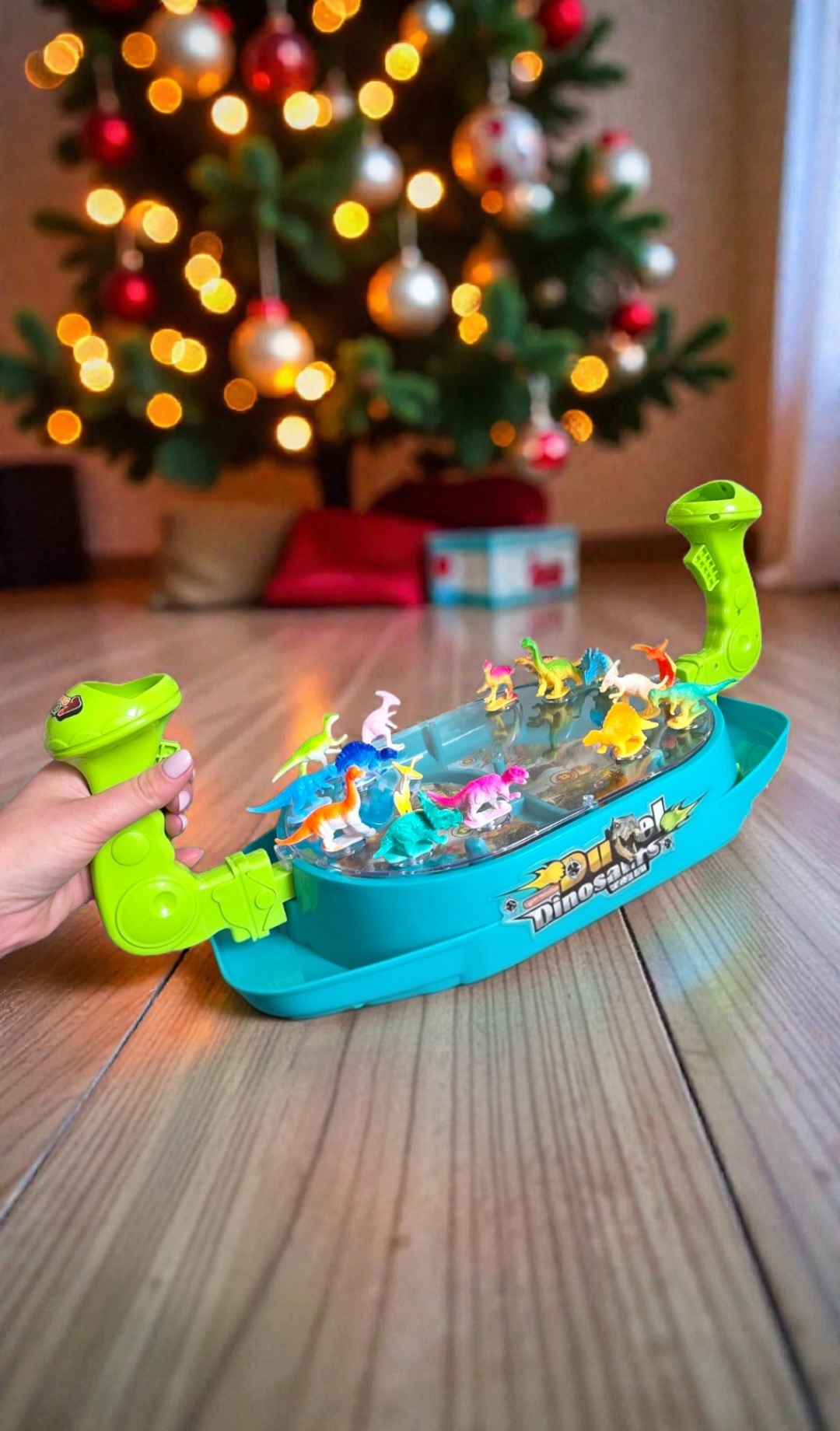 Gra Zręcznościowa Duel Dinosaurs - Bitwa Dinozaurów (24 kulki, 16 figurek) - obrazek 9