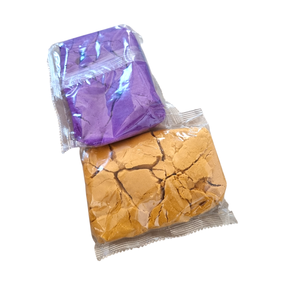 Piasek Kinetyczny Zestaw Lody i Desery - Piaskownica + Foremki 500g (2 kolory) - obrazek 5