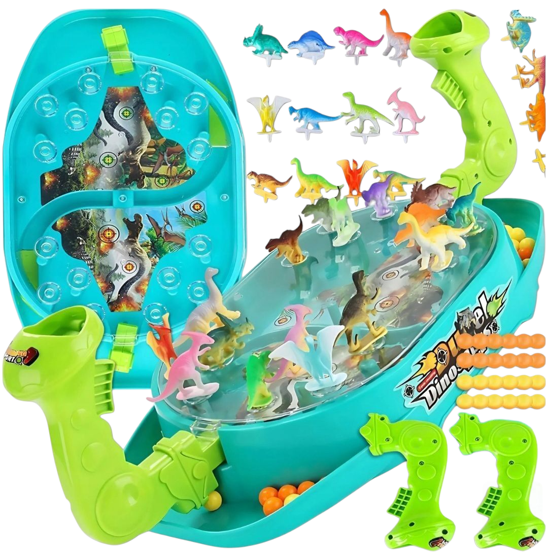 Gra Zręcznościowa Duel Dinosaurs - Bitwa Dinozaurów (24 kulki, 16 figurek) - obrazek 8