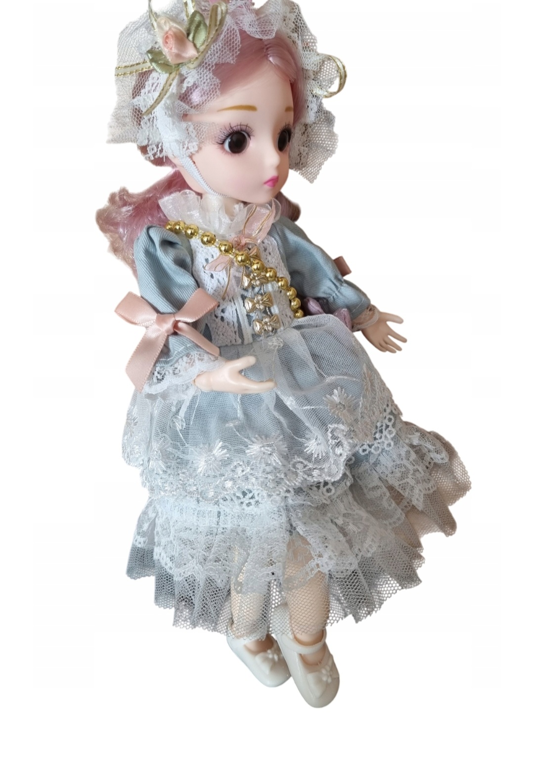 Elegancka Lalka Kolekcjonerska Princesa 30 cm w Balowej Sukni - Edycja Limitowana w Pudełku - obrazek 7