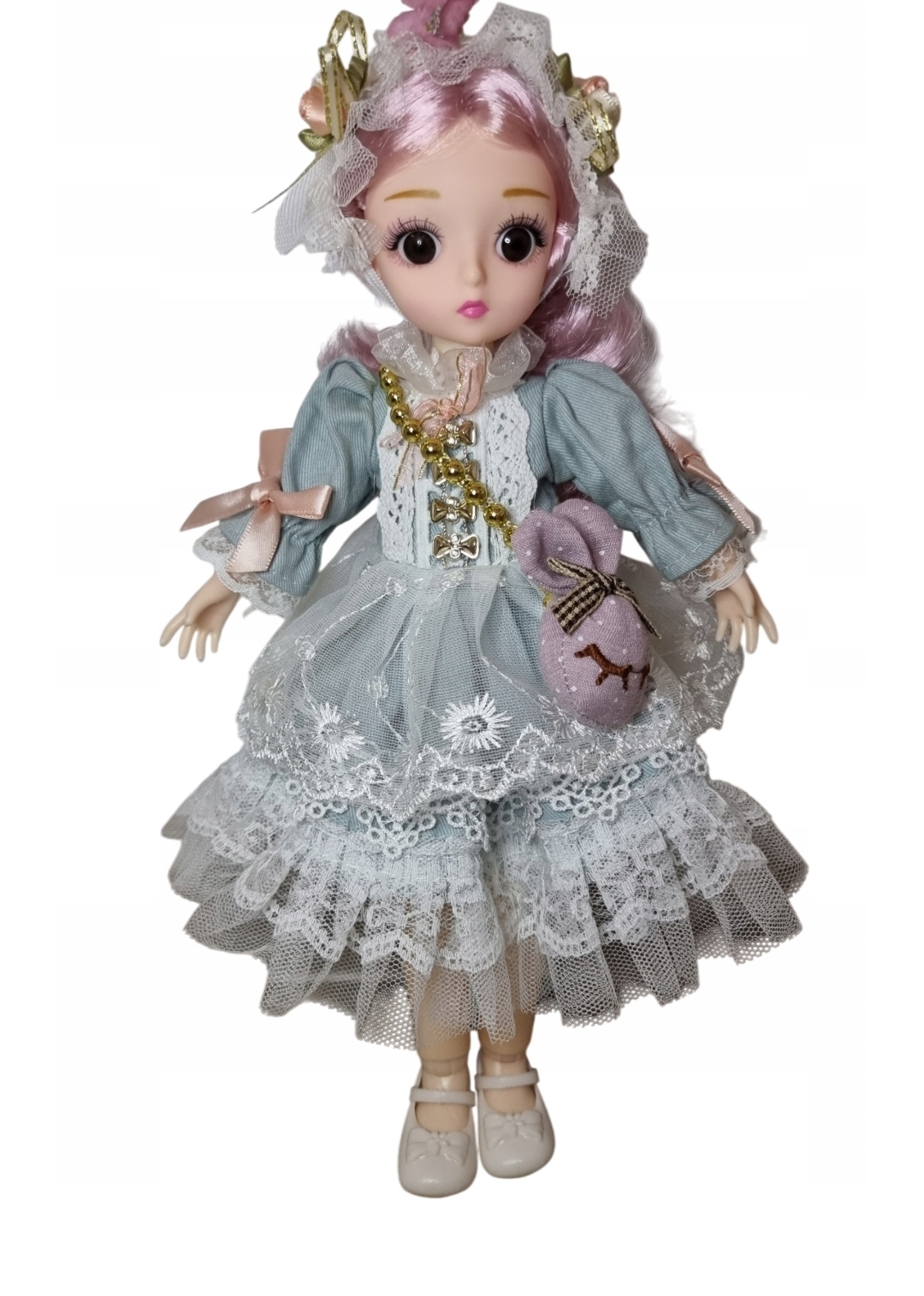 Elegancka Lalka Kolekcjonerska Princesa 30 cm w Balowej Sukni - Edycja Limitowana w Pudełku - obrazek 3