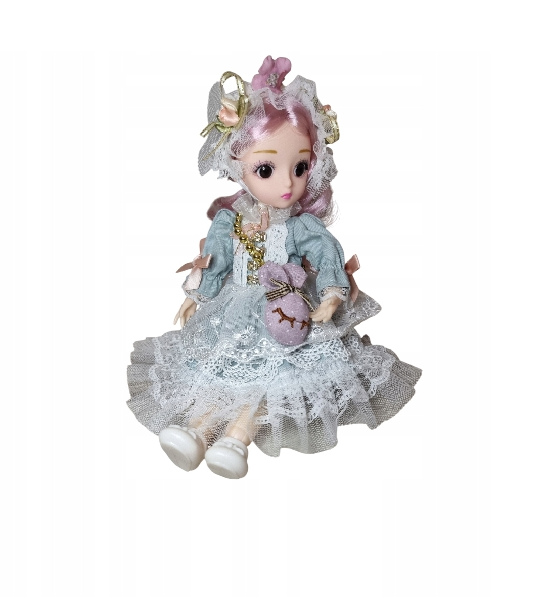 Elegancka Lalka Kolekcjonerska Princesa 30 cm w Balowej Sukni - Edycja Limitowana w Pudełku - obrazek 8